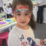 rainbow facepainting