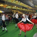 The German dance performance attracted a big crowd of audience at the Jockey Club Happy Valley. 