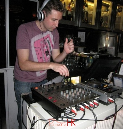 Professional DJ  Saab performing in Hong Kong