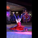 Can can dancer at City of Dreams Macau, also available for hire in Hong Kong.