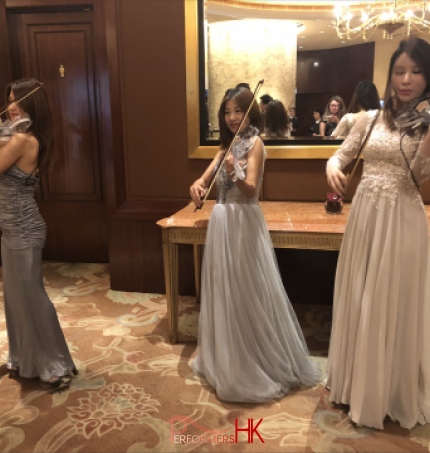 Violin performance at Conrad