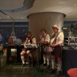 3 piece Oktoberfest band at W hotel Hong Kong 2023 performance