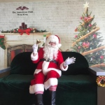 Santa Gerald at American club for Christmas 2023